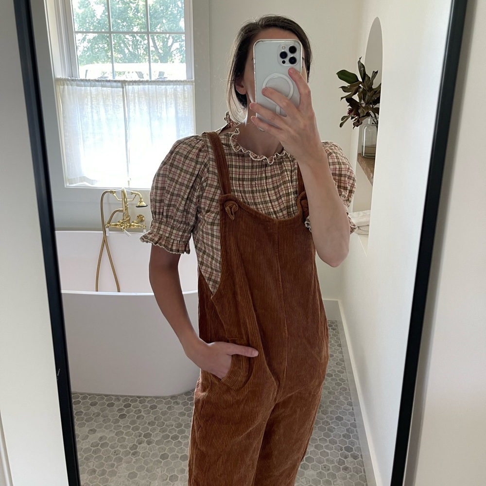 Anthropologie Corduroy Overalls